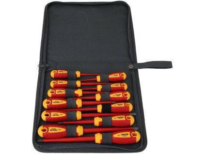 Sada izolovaných skrutkovačov TRACON SDSETOF12 1000V 12 kusov v puzdre