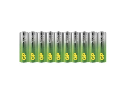 Alkalická batéria GP Super LR6 (AA), 10 ks - B0120G