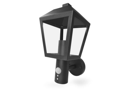 LED záhradné nástenné svietidlo so súmrakovým senzorom, 19,8 x 15 x 29,8 cm, 1 x E27, 15 W