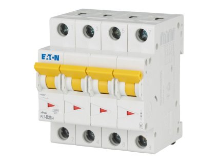 Istič Eaton PL7 B25 4-pólový 25A 10kA na DIN lištu