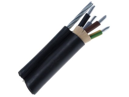 Kábel AYKYz-J 4x25 RE - závesný - 0,6/1,0kV - PVC - cca 1,06kg/m