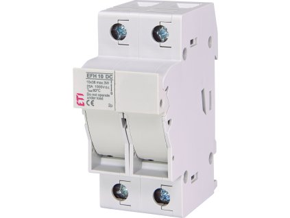 Dvojpólový poistkový odpojovač ETI EFH 10 DC pre fotovoltické systémy