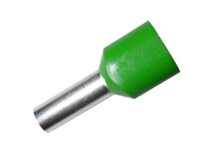 Lisovacia dutinka - 18 2420 - izolovaná 2 x 6/14 mm (100 ks) - zelená