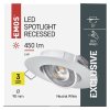 LED bodové svietidlo Exclusive biele, kruh 5W neutrálna b. - ZD3122_7