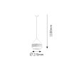 Závesné svietidlo Kaia 2279 - E27 1x max. 40W - biela_2