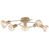 Stropné svietidlo Holly 5552 - E14 5x max. 40W - antická zlatá