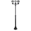 Vonkajšie stojanové svietidlo Marseille 8569 - E27 3x max. 60W - čierna
