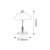 Nočná lampa Regina 8172 - E14 1x max. 40W - bronzová_1
