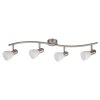 Bodové svietidlo Soma 6304 - E14 4x max. 40W - saténová chrómová