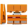 WAGO 2273-500 adaptér na lištu DIN pre svorky 2273 - oranžová