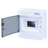 Rozvodnica ETI ECT8PT IP40 na omietku 8 modulov s priehľadnými dvierkami