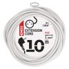 Predlžovací kábel 10 m / 1 zásuvka / biely / PVC / 1 mm2 - P0110_3