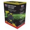 Predlžovací kábel na bubne 50 m / 4 zásuvky / čierny / PVC / 230 V / 1,5 mm2 - P19450P_4