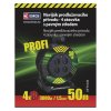 Predlžovací kábel na bubne 50 m / 4 zásuvky / čierny / PVC / 230 V / 1,5 mm2 - P19450P_5