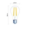 LED žiarovka Filament A60 7W E27 teplá biela - Z74270_6