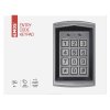 Kódová klávesnica DH16A-30DT s čítačkou RFID kľúčeniek, kov. - H8011_7