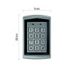 Kódová klávesnica DH16A-30DT s čítačkou RFID kľúčeniek, kov. - H8011_9