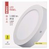 LED panel 170mm, kruhový prisadený biely, 12,5W teplá biela - ZM5131_7