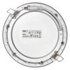 LED panel 175mm, kruhový vstavaný strieborný, 12,5W neutr. b. - ZD1232_3