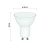 LED žiarovka Classic 3,8W GU10 studená biela - ZQ8342_5