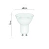 LED žiarovka Classic 3,8W GU10 neutrálna biela - ZQ8341_5