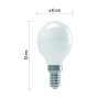 LED žiarovka Classic Mini Globe 4,1W E14 neutrálna biela - ZQ1211_3