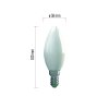 LED žiarovka Classic Candle 4,1W E14 teplá biela - ZQ3210_3
