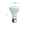 LED žiarovka Classic R63 8,8W E27 neutrálna biela - ZQ7141_4