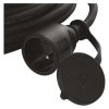 Vonkajší predlžovací kábel 10 m / 1 zásuvka / čierny / guma-neoprén / 230 V / 2,5 mm2_3