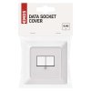 Kryt dátovej zásuvky 2xRJ45 - A6004.4_5