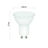 LED žiarovka Classic 8,4W GU10 teplá biela - ZQ8370.3_5