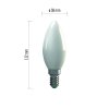 LED žiarovka Basic Candle 8,3W E14 neutrálna biela - ZL4117_3