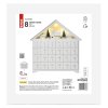 LED adventný kalendár drevený, 35x33 cm, 2x AA, vnútorný, teplá biela, časovač - DCWW02_7