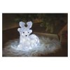 LED vianočný jelenček, 27 cm, vonkajší aj vnútorný, studená biela, časovač - DCFC06_5