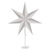 Svietnik na žiarovku E14 s papierovou hviezdou biely, 67x45 cm, vnútorný - DCAZ06