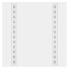 LED panel TROFFER 60×60, štvorcový vstavaný biely, 27W neutr.b., UGR - ZR1722_1