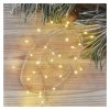 LED vianočná nano reťaz – ježko, 2,4 m, 3x AA, vnútorná, teplá biela, časovač - D3FW01_9