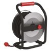 Vonkajší predlžovací kábel na bubne 50 m / 4 zásuvky / čierny / guma / 230 V / 1,5 mm2_6