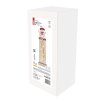 LED dekorácia drevená – snehuliak, 46 cm, 2x AA, vnútorná, teplá biela, časovač - DCWW12_2