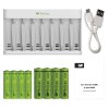 GP nabíjačka batérií Eco E811 + 4× AA 2100 + 4× AAA - B51819_3