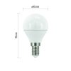 LED žiarovka True Light 4,2W E14 teplá biela - ZQ1225_3