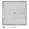 LED prisadené svietidlo, štvorec, biele, 28,5W, CCT - ZM6153_5