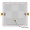 LED vstavané svietidlo RUBIC, štvorcové, biely, 18W, neutrálna biela - ZD2442_5