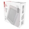 LED prisadené svietidlo RUBIC, štvorcové, biele, 9W, neutrálna biela - ZM6432_8