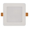 LED vstavané svietidlo RUBIC, štvorcové, biely, 9W, neutrálna biela - ZD2432_2