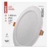 LED vstavané svietidlo RUBIC, okrúhly, biely, 18W, neutrálna biela - ZD1442_3