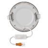 LED vstavané svietidlo NEXXO, kruhové, strieborné, 7W, CCT - ZD1223_5