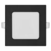 LED vstavané svietidlo NEXXO, štvorec, čierne, 7W, CCT - ZD2323_2