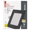 LED vstavané svietidlo NEXXO, štvorec, čierne, 7W, CCT - ZD2323_3
