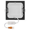 LED vstavané svietidlo NEXXO, štvorec, čierne, 7W, CCT - ZD2323_5